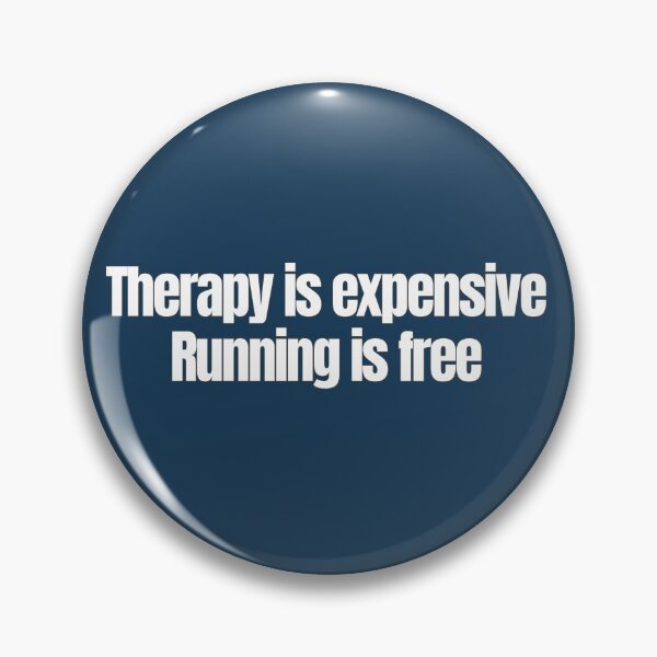 Item preview, Therapy Is Expensive, Running Is Free – Funny Running Quote designed and sold by hhells.