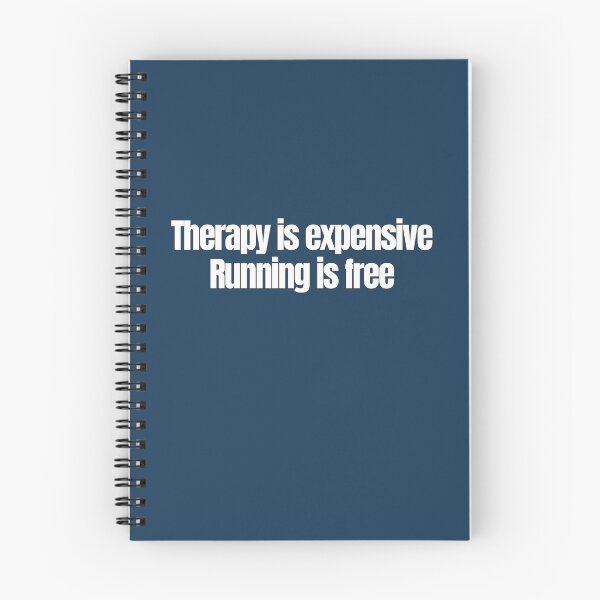 Item preview, Therapy Is Expensive, Running Is Free – Funny Running Quote designed and sold by hhells.