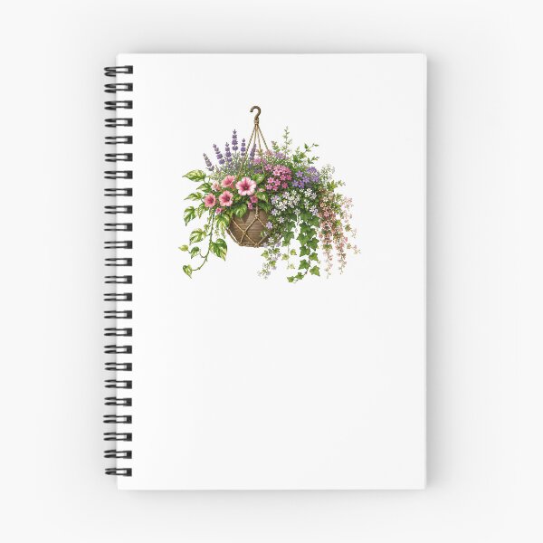 Item preview, Hanging Flower Basket Botanical Garden Lover designed and sold by SkeletonsDanger.