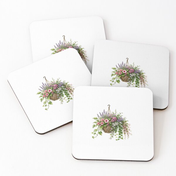 Item preview, Hanging Flower Basket Botanical Garden Lover designed and sold by SkeletonsDanger.