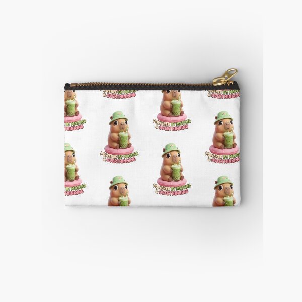 Item preview, Overthinking Matcha Capybara designed and sold by mo-carnival.