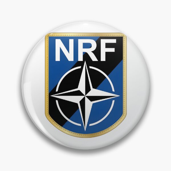 Item preview, NATO Response Force NRF Shield Emblem designed and sold by CharlieDesings.