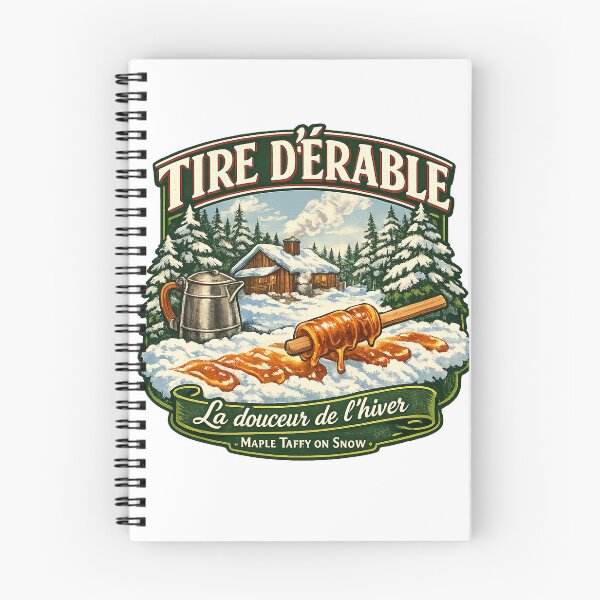 Item preview, Tire d’Érable – Vintage Quebec Maple Taffy on Snow designed and sold by Past in Threads.
