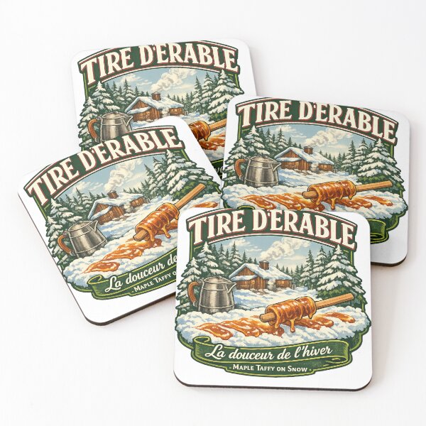 Item preview, Tire d’Érable – Vintage Quebec Maple Taffy on Snow designed and sold by Past in Threads.