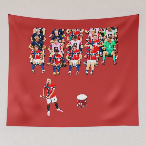 Item preview, Erling Haaland Norway's viking row designed and sold by raffrasta.