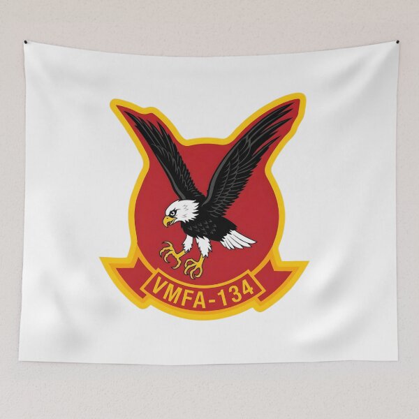 Item preview, VMFA-134 Marine Fighter Attack Squadron Insignia designed and sold by CharlieDesings.