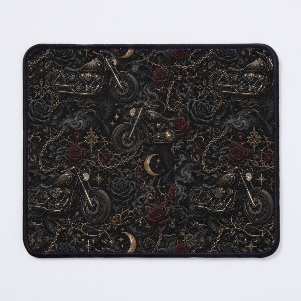 Item preview, Gothic Motorcycle Roses designed and sold by MoodSupplyStudio.