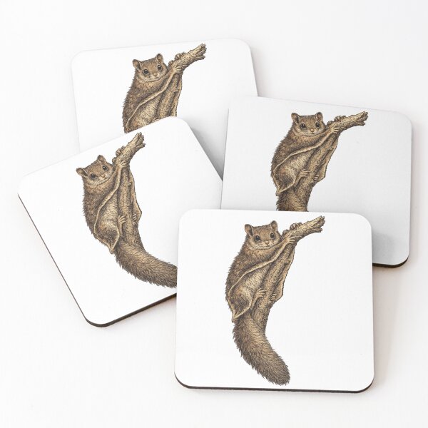 Item preview, Southern Flying Squirrel Vintage Illustration designed and sold by KrungiT Design .