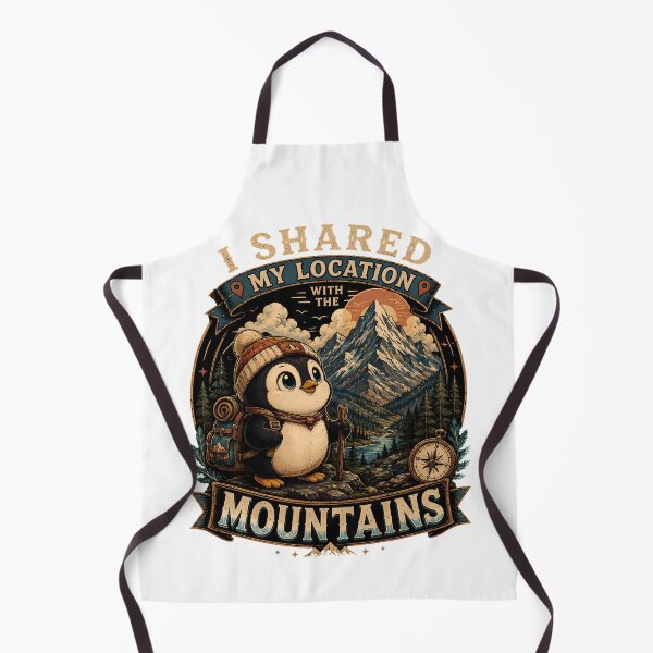 Item preview, Funny Hiking Penguin T-Shirt - Mountain Adventure Shirt - Cute Wanderlust Traveler Gift - Happy Critter Co. designed and sold by Happy critter co..