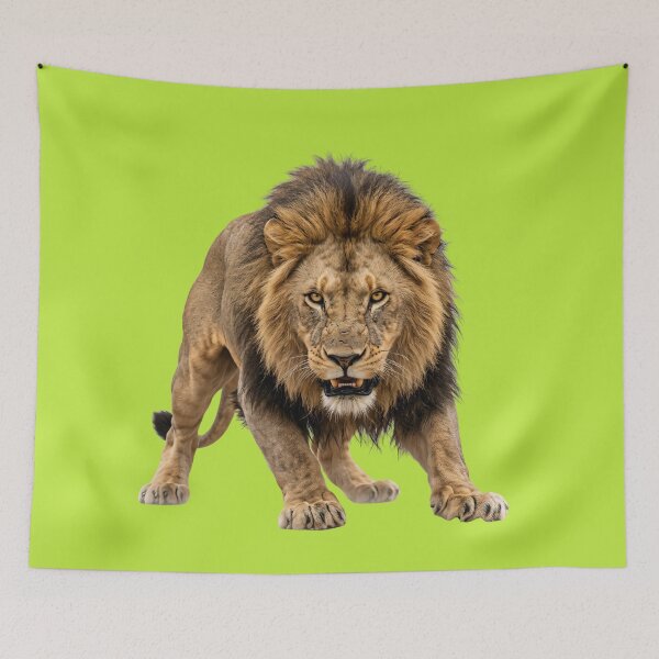 Item preview, Majestic African Lion Wildlife Portrait designed and sold by Utopian-Magic.