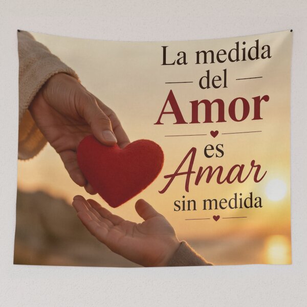 Item preview, The Measure of Love is to Love Without Measure – Illustration with Phrase designed and sold by RAISC.