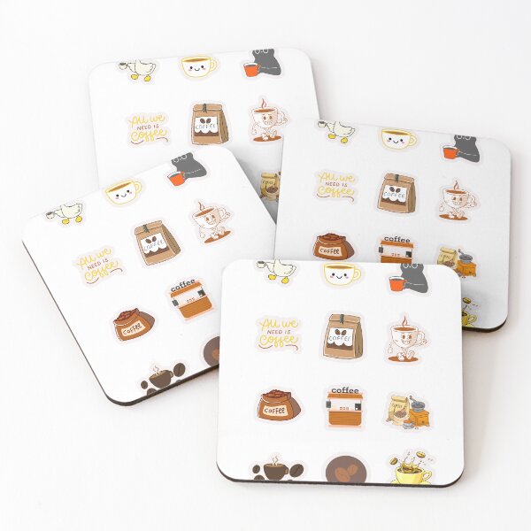 Item preview, Cute Coffe Sticker For Coffe Lover designed and sold by KAWAII STUDIO NB.