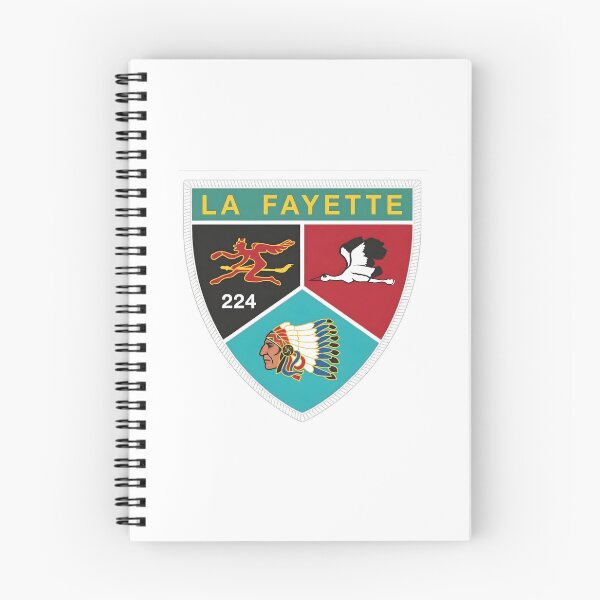 Item preview, French Air Force Escadron de Chasse 2/4 La Fayette Shield Emblem designed and sold by CharlieDesings.