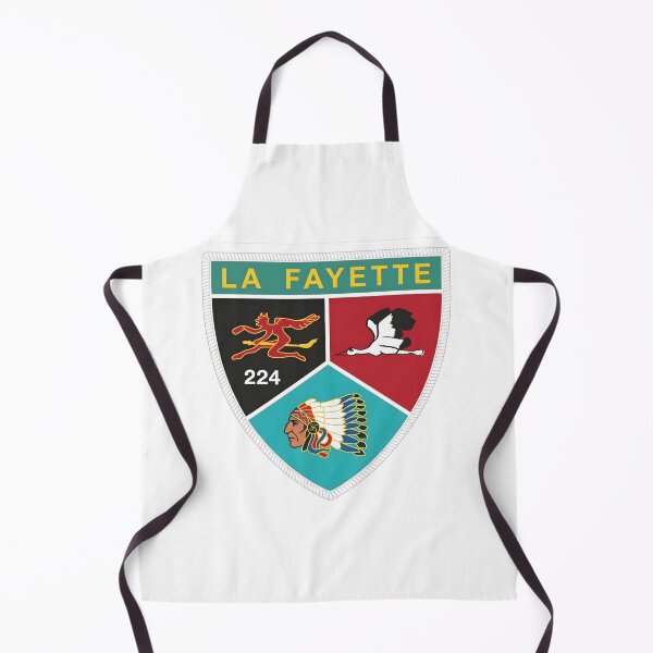 Item preview, French Air Force Escadron de Chasse 2/4 La Fayette Shield Emblem designed and sold by CharlieDesings.