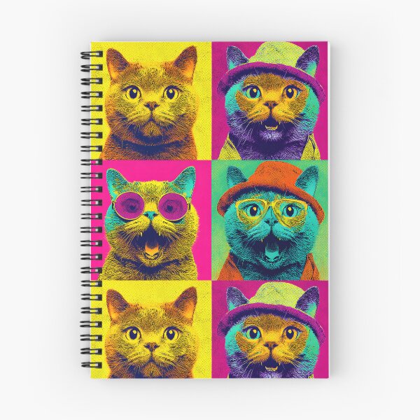Item preview, Cute Cats Funny Vintage Pop Art Cat Lover Cat Mom Dad designed and sold by SecretDicer.