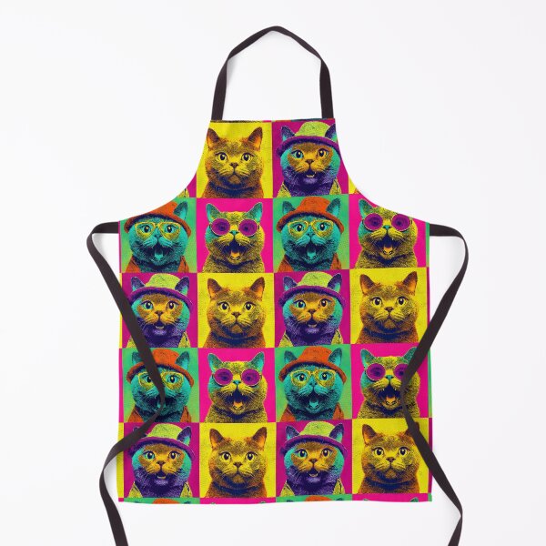 Item preview, Cute Cats Funny Vintage Pop Art Cat Lover Cat Mom Dad designed and sold by SecretDicer.