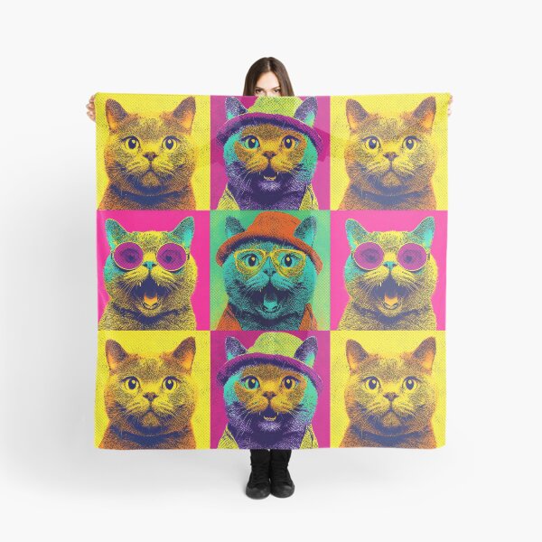 Item preview, Cute Cats Funny Vintage Pop Art Cat Lover Cat Mom Dad designed and sold by SecretDicer.