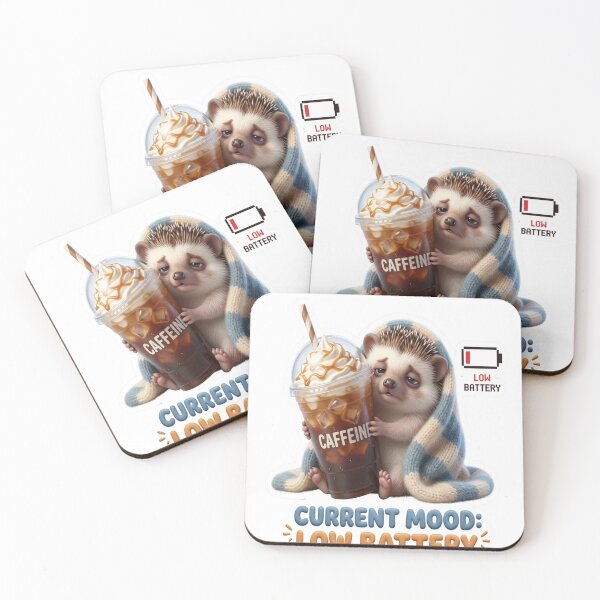 Item preview, Low Battery Hedgehog designed and sold by mo-carnival.