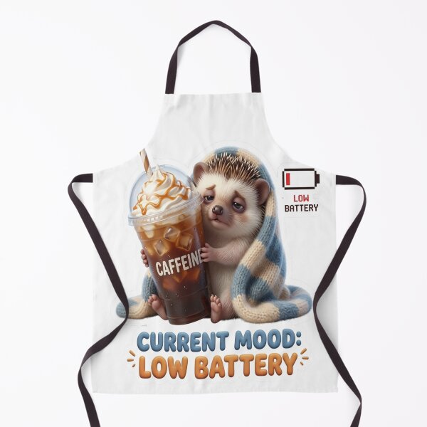 Item preview, Low Battery Hedgehog designed and sold by mo-carnival.