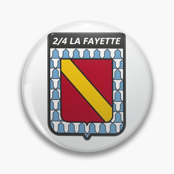 Item preview, French Air Force Escadron de Chasse 2/4 La Fayette Coat of Arms Emblem designed and sold by CharlieDesings.