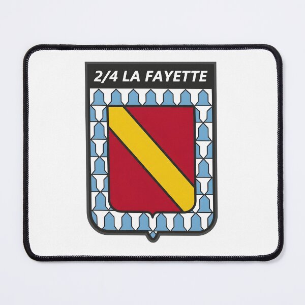Item preview, French Air Force Escadron de Chasse 2/4 La Fayette Coat of Arms Emblem designed and sold by CharlieDesings.