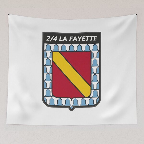 Item preview, French Air Force Escadron de Chasse 2/4 La Fayette Coat of Arms Emblem designed and sold by CharlieDesings.