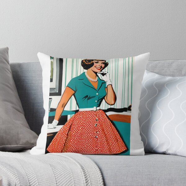 Item preview, Illustration - 1950s Female Advertising Style, Vintage and Colorful Aesthetic designed and sold by Beat-It.