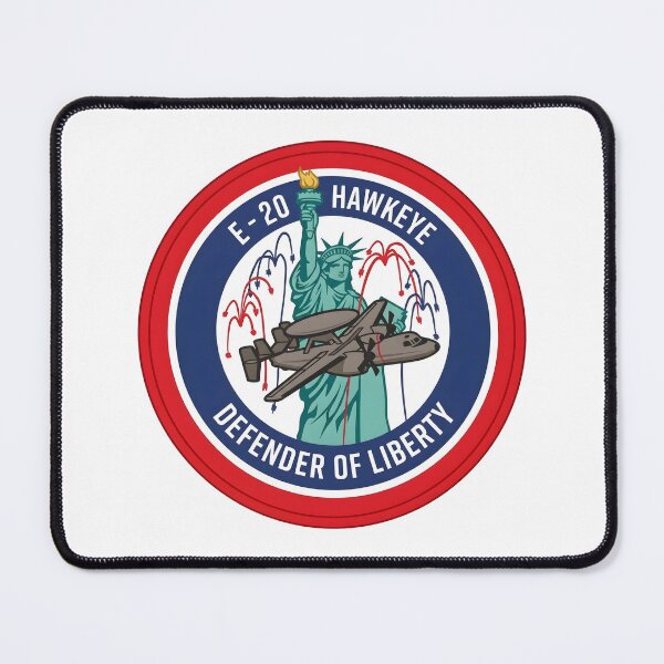 Item preview, US Navy E-2C Hawkeye Defender of Liberty Emblem designed and sold by CharlieDesings.