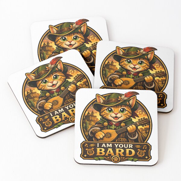 Item preview, Cute Cat Bard designed and sold by ZiemSynd.