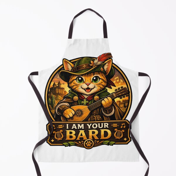 Item preview, Cute Cat Bard designed and sold by ZiemSynd.