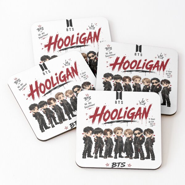 Item preview, Kpop Boyband Hooligan Art Design, Freebies for Fans designed and sold by WillowPrint.