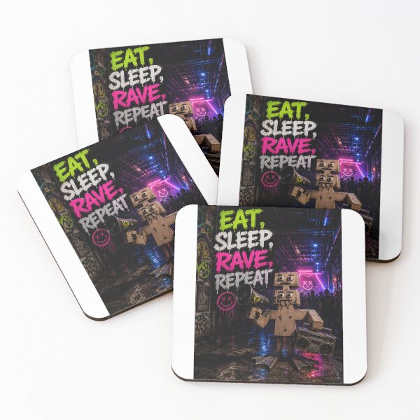 Item preview, Eat, Sleep, Rave, Repeat designed and sold by DAX4ART.