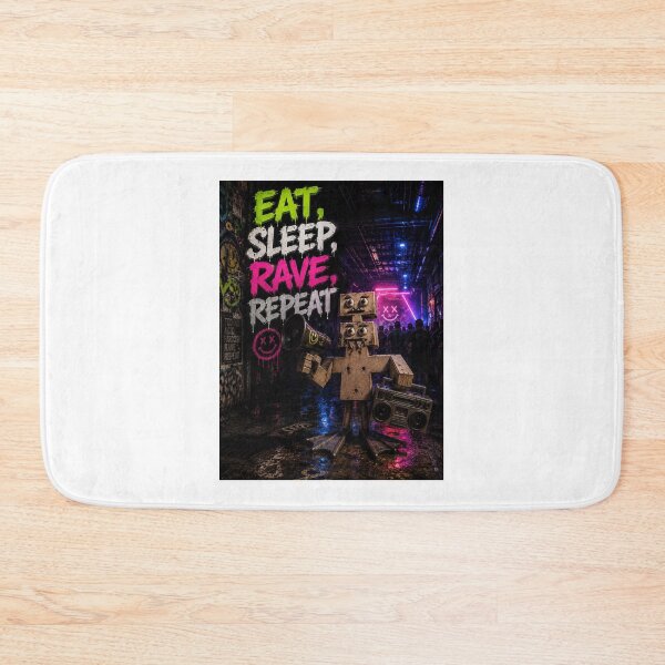 Item preview, Eat, Sleep, Rave, Repeat designed and sold by DAX4ART.