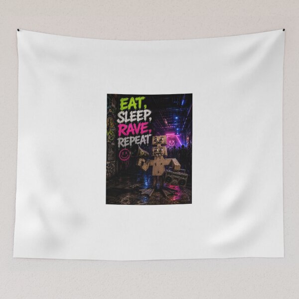Item preview, Eat, Sleep, Rave, Repeat designed and sold by DAX4ART.