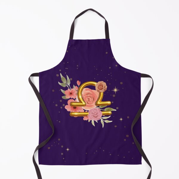 Item preview, Libra Zodiac Floral Art | Gold Libra Symbol with Roses | Astrology Gift | Celestial Botanical Design designed and sold by MysticPurpleHue.