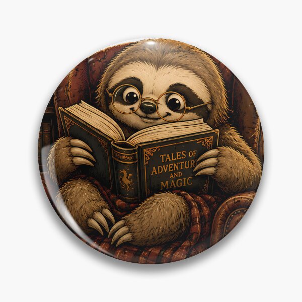 Item preview, Funny Sloth Book Lover T-Shirt - Just One More Chapter Shirt - Cute Bookworm Reading Gift - Happy Critter Co. designed and sold by Happy critter co..