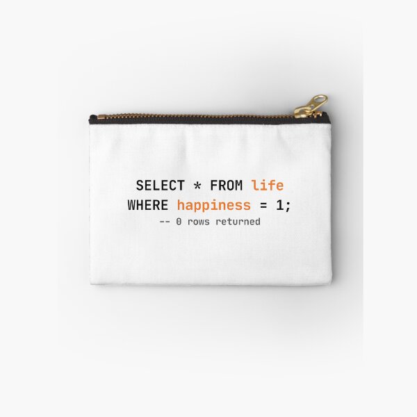Item preview, SQL Life – Happiness Query 0 Rows designed and sold by zzinthestore.