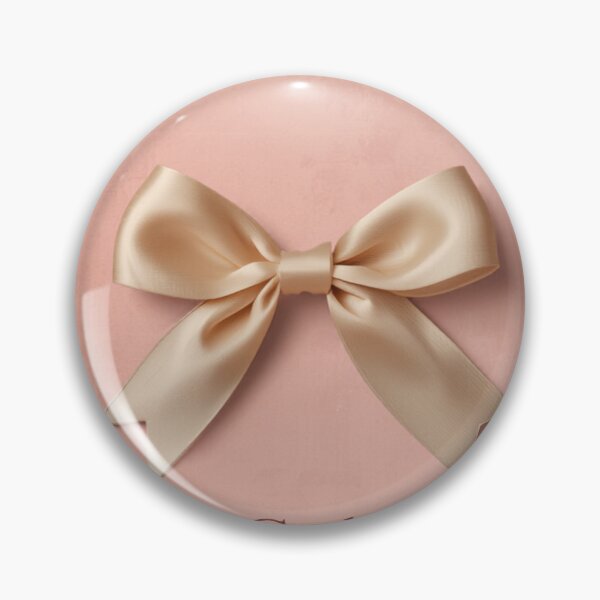 Item preview, The Gift Gold Satin Bow | Elegant French Gift Aesthetic designed and sold by SatinPosterCo.