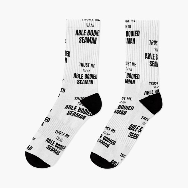Item preview, Trust Me I'm an Able Bodied Seaman (Black) designed and sold by ShipCrewNation.