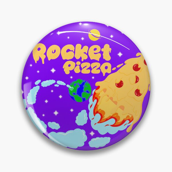 Item preview, Rocket Pizza designed and sold by UnbarredRabbit Designs.