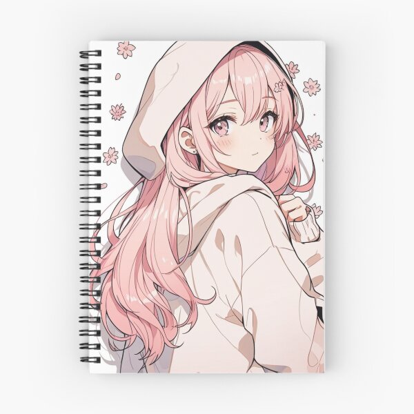 Item preview, Pastel Manga Girl with Cherry Blossoms designed and sold by AnimDream .
