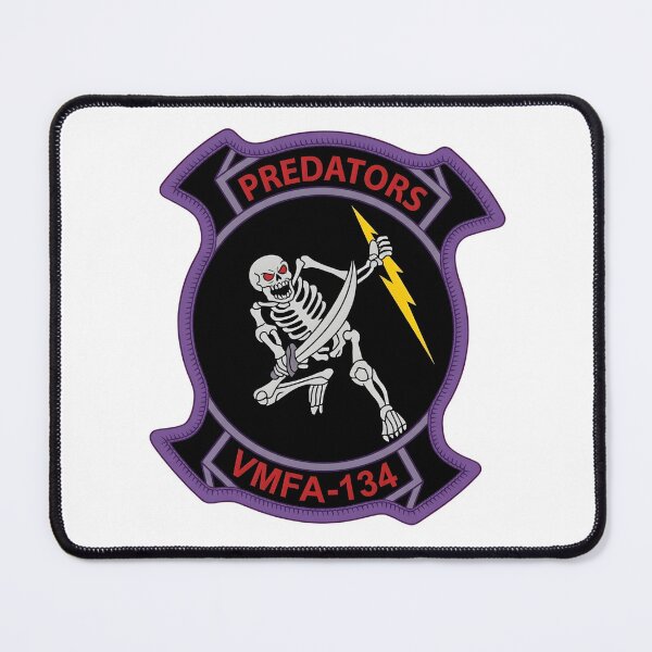 Item preview, VMFA-134 Predators Marine Fighter Attack Squadron Patch designed and sold by CharlieDesings.