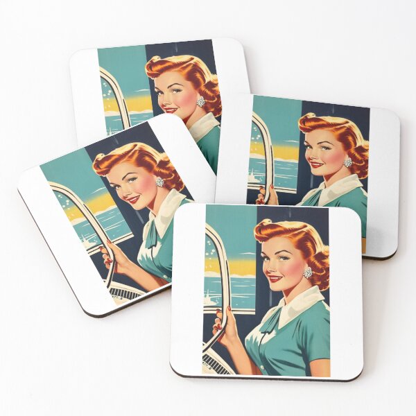 Item preview, Illustration - 1950s Female Figure, Art Deco and Mid-Century Aesthetic designed and sold by Beat-It.