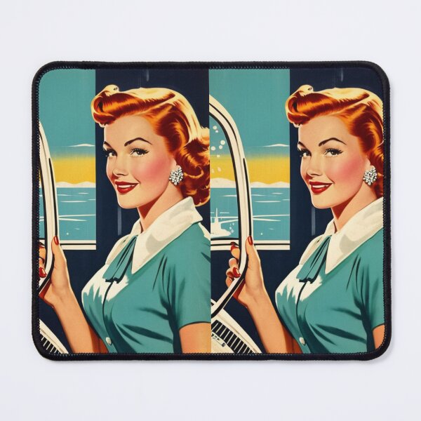 Item preview, Illustration - 1950s Female Figure, Art Deco and Mid-Century Aesthetic designed and sold by Beat-It.