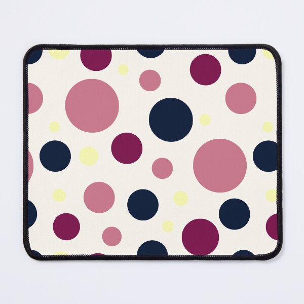 Item preview, Modern Blush Pink & Navy Circle Pattern | Elegant Seamless Geometric Polka Dot Design designed and sold by ViviNyks.
