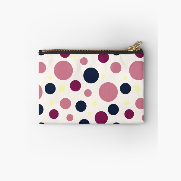 Item preview, Modern Blush Pink & Navy Circle Pattern | Elegant Seamless Geometric Polka Dot Design designed and sold by ViviNyks.