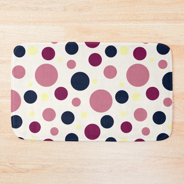 Item preview, Modern Blush Pink & Navy Circle Pattern | Elegant Seamless Geometric Polka Dot Design designed and sold by ViviNyks.