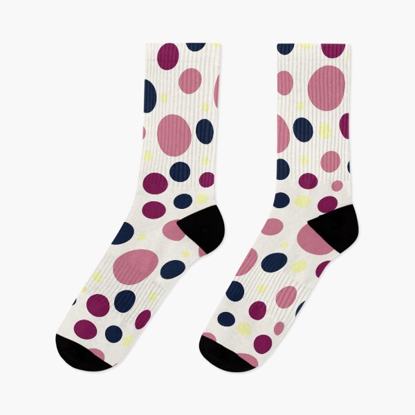Item preview, Modern Blush Pink & Navy Circle Pattern | Elegant Seamless Geometric Polka Dot Design designed and sold by ViviNyks.