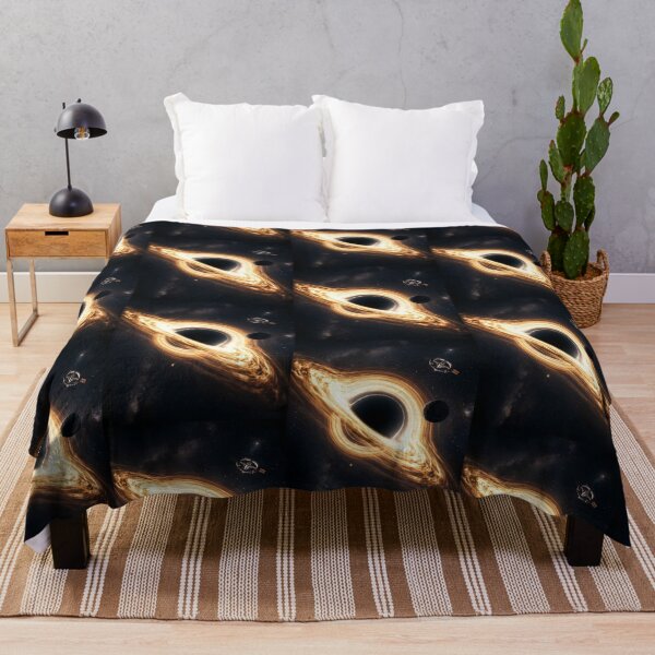 Item preview, Black Hole with Accretion Disk and Spacecraft designed and sold by A-M-G-Shop.