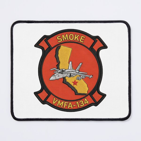 Item preview, VMFA-134 Smoke Marine Fighter Attack Squadron Patch designed and sold by CharlieDesings.
